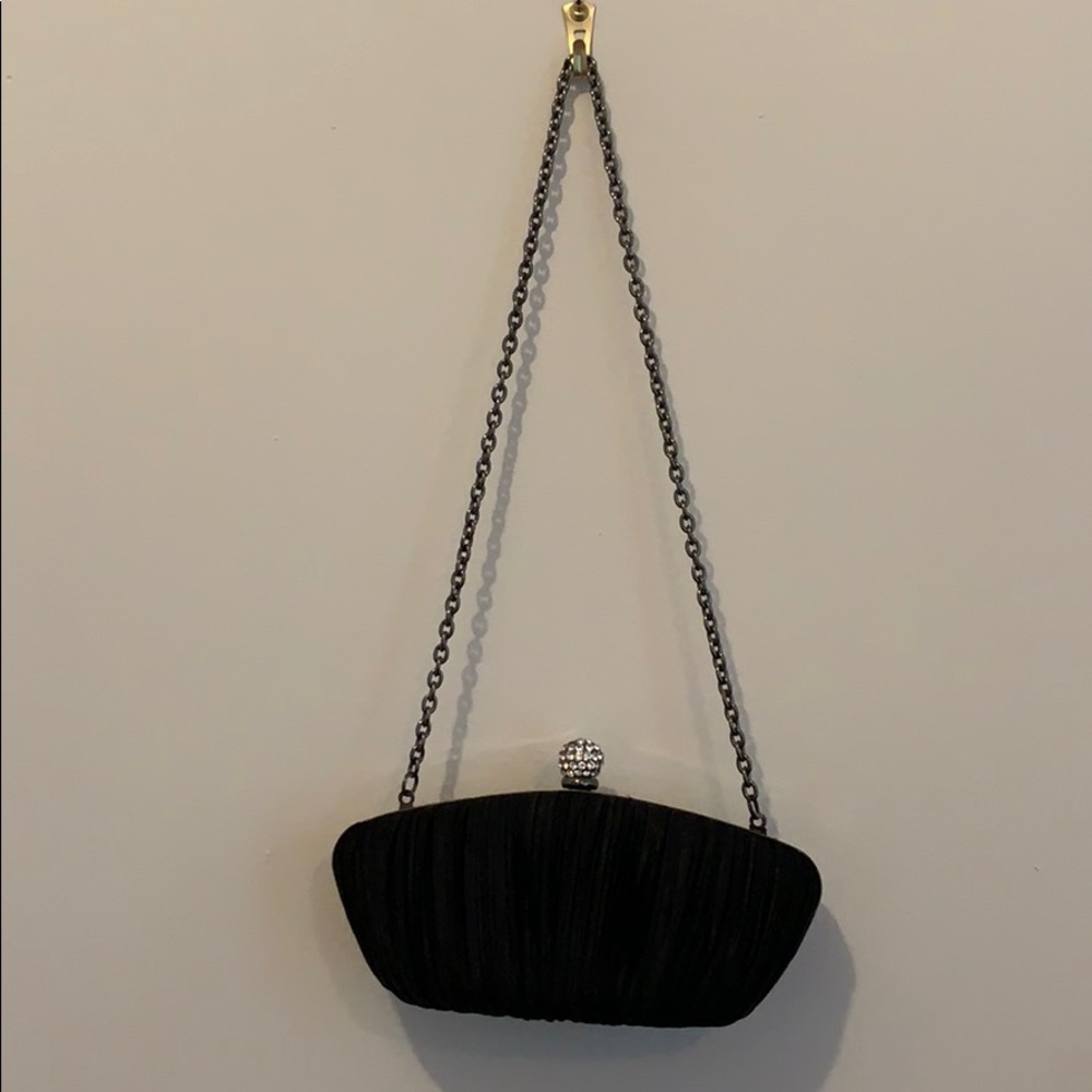 Black evening purse